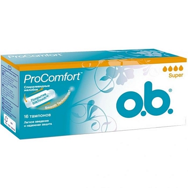 Купить o.b. ProComfort 16 шт тампоны супер
