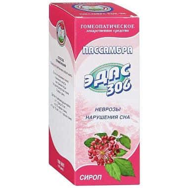 Купить Эдас-306 Пассамбра неврозы 100 мл сироп
