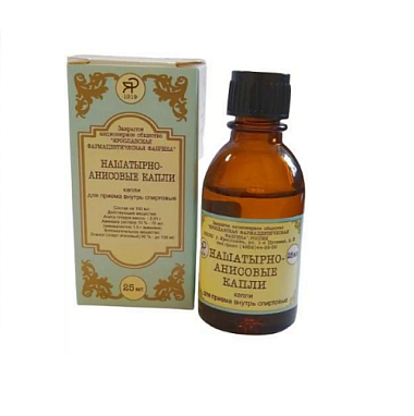 Купить Нашатырно-Анисовые капли 25 мл для приема внутрь