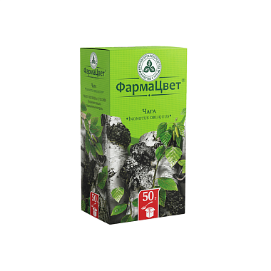 Купить Чага Березовый гриб 50 г пачка сырье растительное измельченное
