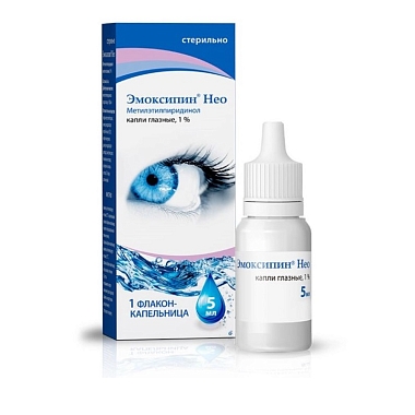 Купить Эмоксипин Нео 1 % 5 мл 1 шт капли глазные