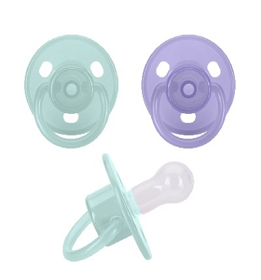 Купить Курносики 2 шт соска-пустышка силиконовая классическая артикул 13006 6 мес+