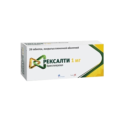 Купить Рексалти 1 мг 28 шт таблетки покрытые пленочной оболочкой
