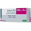 Купить Асиглия Мет 1000 мг + 50 мг 56 шт таблетки покрытые пленочной оболочкой