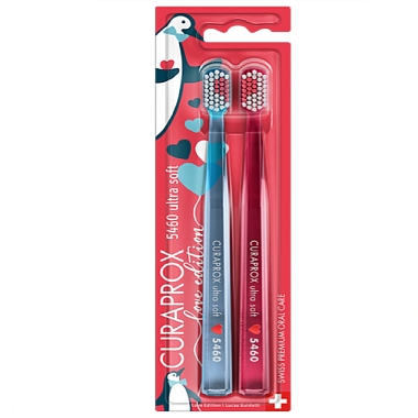 Купить Curaprox Ultrasoft/CS Duo Love Edition 2 шт набор щеток зубных