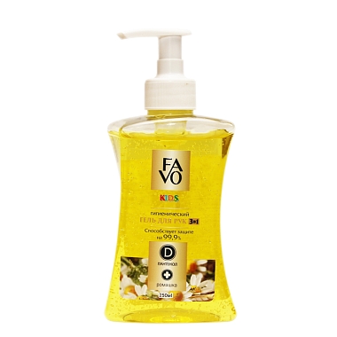 Купить Favo гель для рук 250мл д/детей ромашка-пантенол
