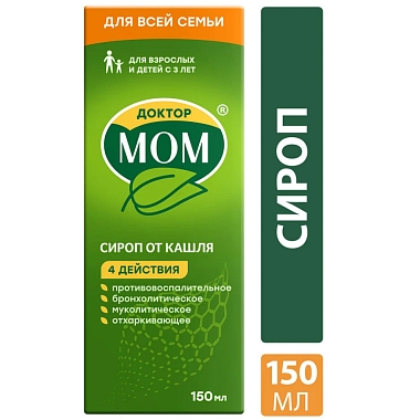 Купить Доктор Мом 150 мл сироп