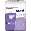 Купить Seni Super Plus подгузники 30 шт размер L 7 капель