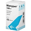 Купить Милурит 100 мг 100 шт таблетки