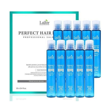 Купить Lador Perfect Hair Filler 13 мл 10 шт филлер для восстановления волос