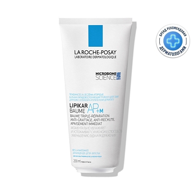 Купить La Roche-Posay Lipikar Baume АР+ M  Triple-Action Balm Eco Tube 200 мл бальзам липидовосполняющий