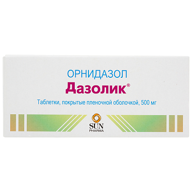 Купить Дазолик 500 мг 10 шт таблетки покрытые оболочкой