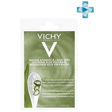 Купить Vichy Purete Thermale маска саше 6мл №2 с алоэ восстанавливающая
