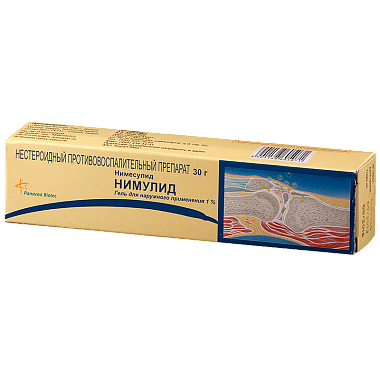 Купить Нимулид 1 % 30 г гель для наружного применения