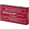 Купить Проноран 50 мг 30 шт таблетки с пролонгированным высвобождением покрытые оболочкой