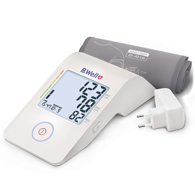 Купить B.Well MED-53 тонометр автоматический с адаптером и манжетой M-L 22-42 см