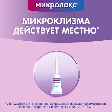 Купить Микролакс 5 мл 4 шт раствор ректальный микроклизмы