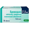 Купить Бравадин 7,5 мг 56 шт таблетки покрытые пленочной оболочкой
