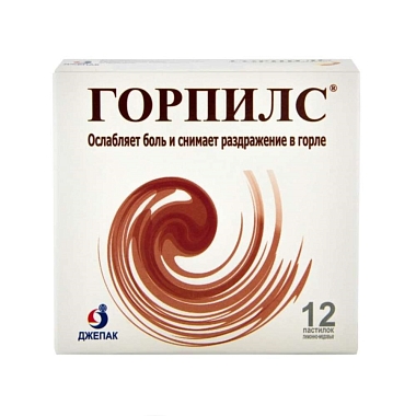 Купить Горпилс 12 шт пастилки для рассасывания мед-лимон