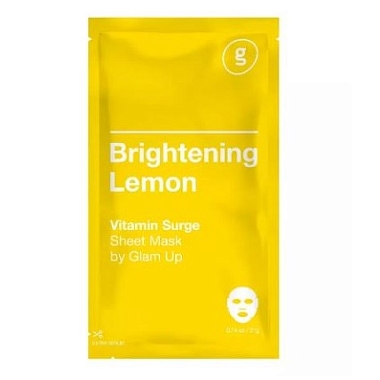 Купить Glam Up 21 г маска тканевая с экстрактом лимона витаминная