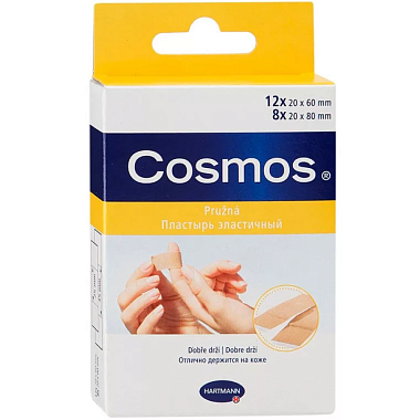 Купить Cosmos Elastic 20 шт пластырь 2-х размеров