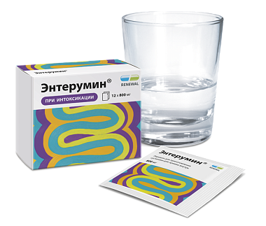 Купить Энтерумин Реневал 800 мг 12 шт порошок для приготовления суспензии для приема внутрь