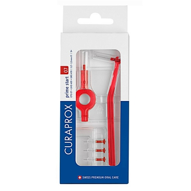 Купить Curaprox Prime Start CPS07 5 шт ершики межзубные + держатель UHS409 и UHS470