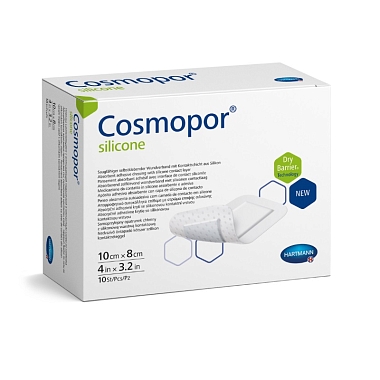 Купить Cosmopor 8 см x 10 см 10 шт повязка стерильная силиконовая