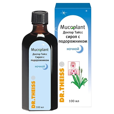 Купить Доктор Тайсс 100 мл сироп ночной подорожник