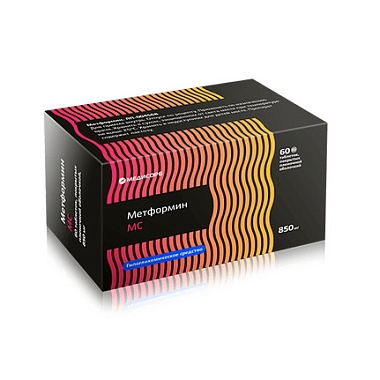 Купить Метформин Медисорб 850 мг 60 шт таблетки покрытые пленочной оболочкой