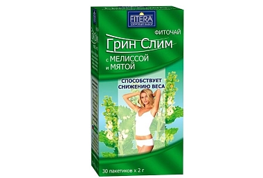 Купить Фиточай Грин Слим 30 шт мята и мелисса