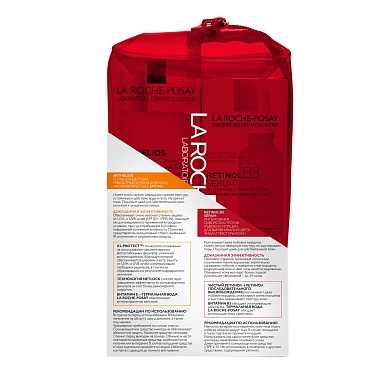 Купить La Roche-Posay Retinol В3 сыворотка 30мл+Anthelios SPF50+ косметичка