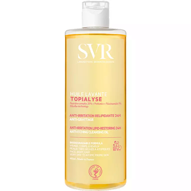 Купить SVR Topialyse 400 мл масло мицеллярное моющее для сухой атопичной кожи лица и тела