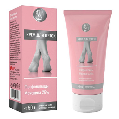 Купить Flike 50 г крем для пяток с мочевиной и фосфолипидами