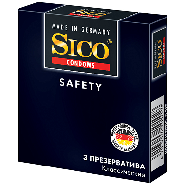 Купить Sico Safety 3 шт презервативы классические
