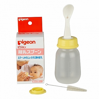 Купить Pigeon 120 мл бутылочка с ложечкой для кормления 4+ мес
