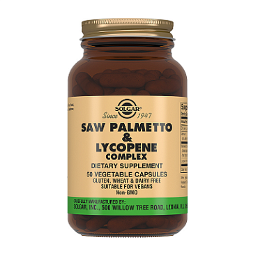 Купить Solgar Saw Palmetto & Lycopene Complex Комплекс Co Пальметто и ликопина 50 шт капсулы