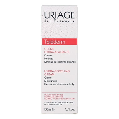 Купить Uriage Tolederm крем для лица тюб 50мл увлажняющий успокаивающий