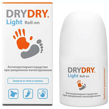 Купить Dry Dry Light 50 мл средство от обильного потовыделения