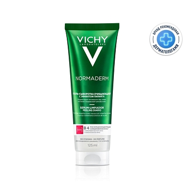 Купить Vichy Normaderm 125 мл гель для лица очищающий с пилингом