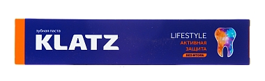 Купить Klatz Lifestyle 75 мл паста зубная активная защита без фтора