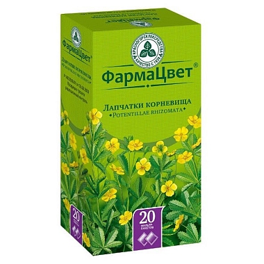 Купить Лапчатка корневища 2,5 г 20 шт фильтр-пакет
