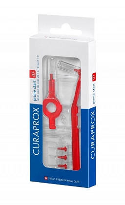 Купить Curaprox Prime Start CPS07 5 шт ершики межзубные + держатель UHS409 и UHS470