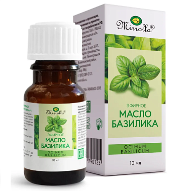 Купить Mirrolla Масло базилика 10 мл масло эфирное