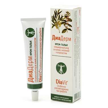 Купить DiaVit ДиаДерм 75 мл крем-тальк для тела