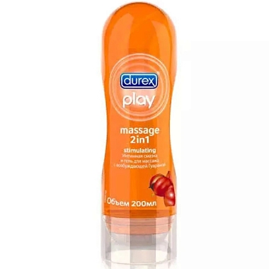 Купить Durex Play Massage 200 мл гель-смазка 2в1 с гуараной