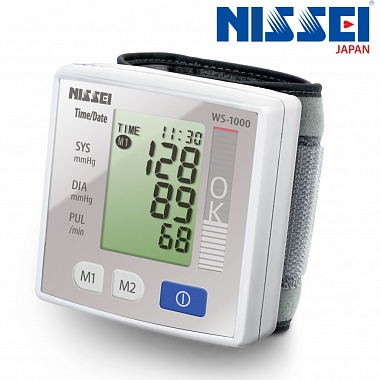 Купить Nissei WS-1000 тонометр автоматический на запястье