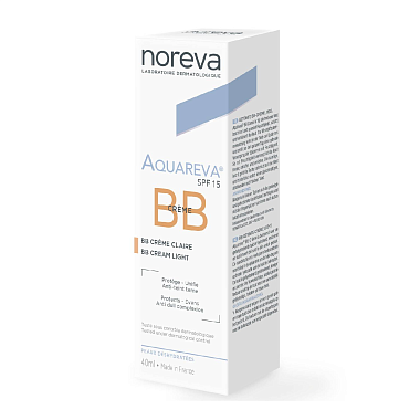 Купить Noreva Aquareva BB Cream SPF15 Light 40 мл крем тональный увлажняющий светлый тон
