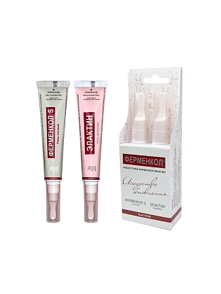 Купить Enther Ферменкол S набор 15 г гель ночной + 15 г Элактин гель дневной