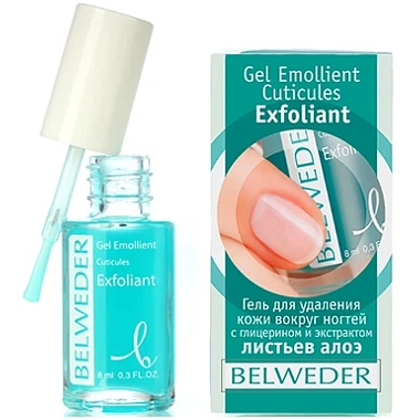 Купить Belweder 8 мл гель для удаления кутикулы алоэ-глицерин